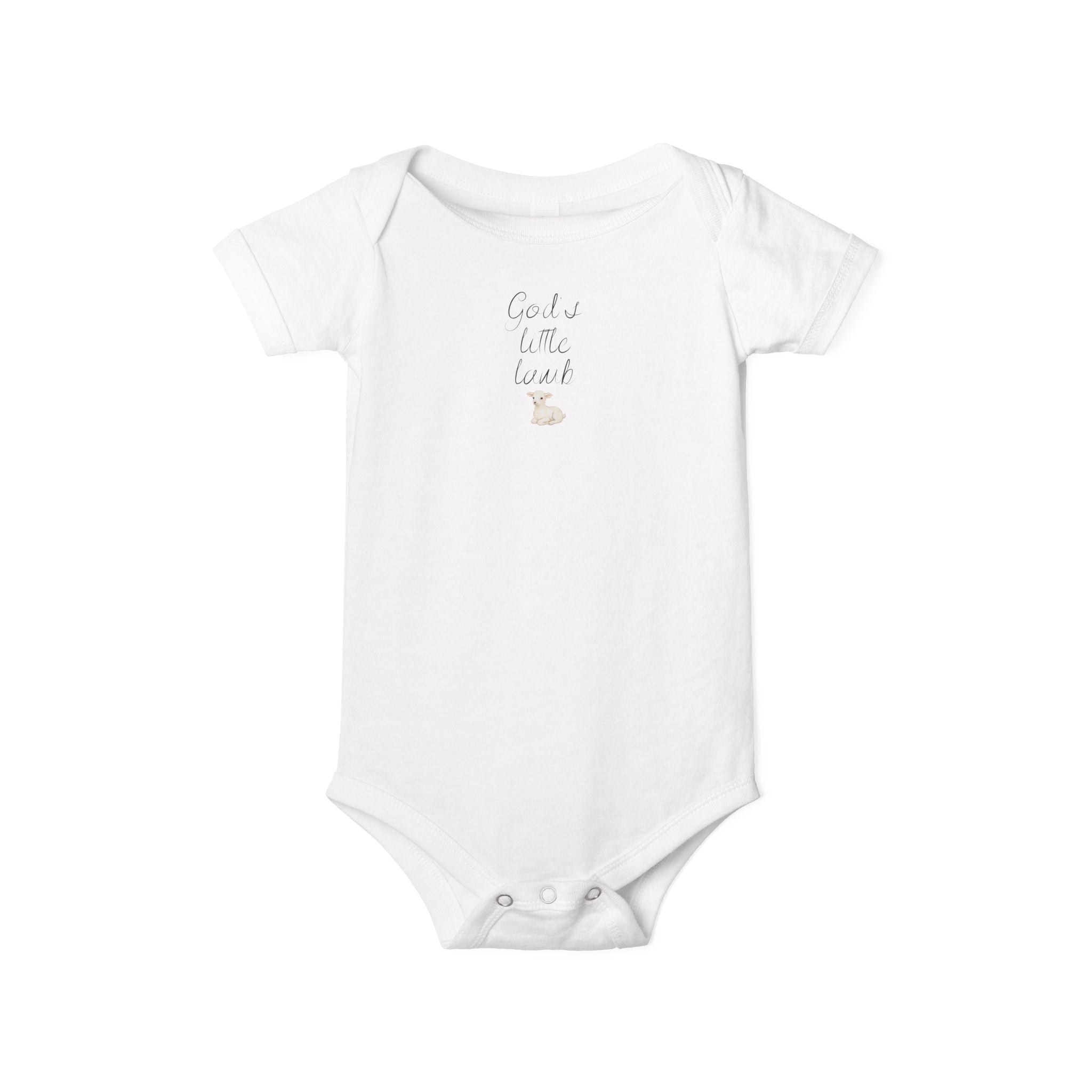 God's Little Lamb Baby Bodysuit