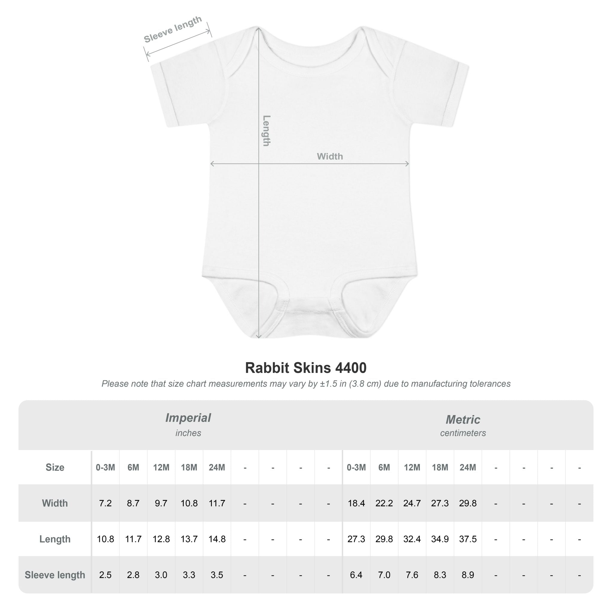 Fearfully & Wonderfully Made Blue Baby Bodysuit